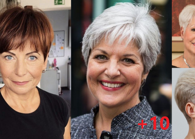 ¿QUÉ CORTE DE PELO CORTO ELEGIR PARA MUJERES DE 60 AÑOS PARA ESTAR A LA MODA EN 2024?