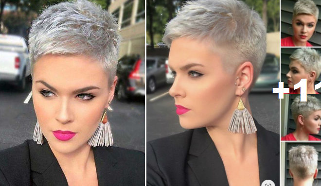 22 cortes de pelo modernos Pixie Shag para mujeres mayores con estilo