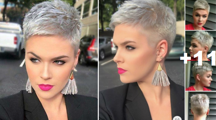 22 cortes de pelo modernos Pixie Shag para mujeres mayores con estilo