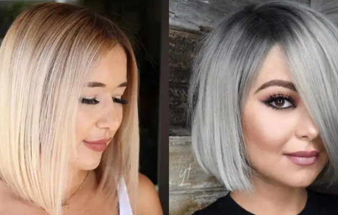 35 bobs elegantes y atrevidos para caras redondas