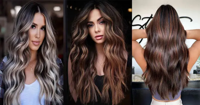 13 increíbles colores de cabello castaño oscuro Balayage para robar