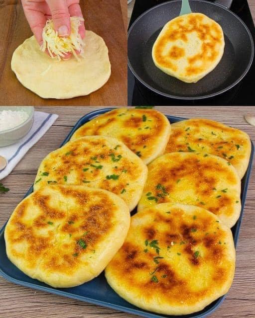 Pan naan relleno de queso: la deliciosa receta que te encantará