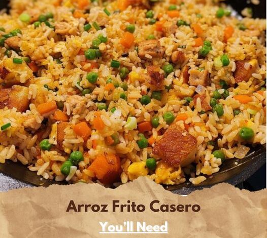 Arroz Frito Casero Sabroso