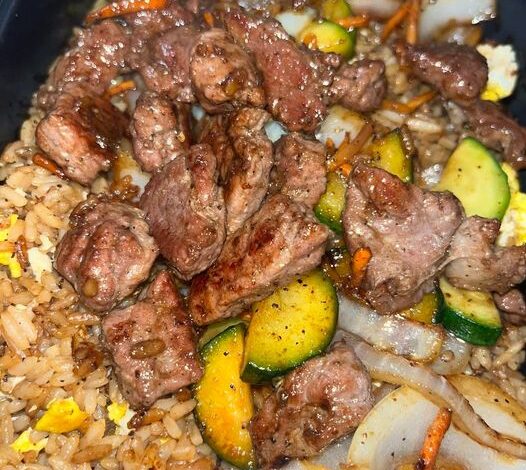 Receta de bistec hibachi