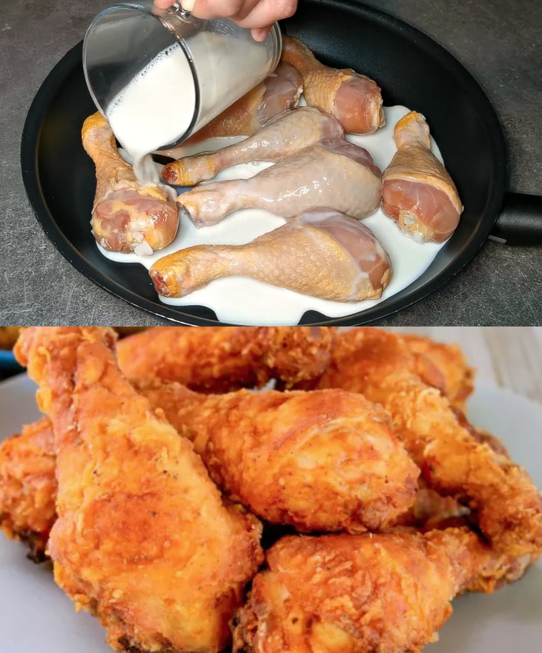 Receta de Pollo Frito Crujiente