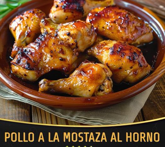 Pollo a la Mostaza al Horno