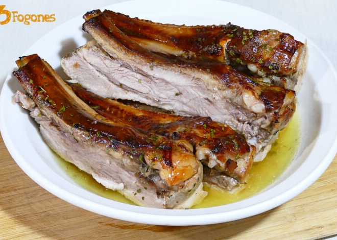 Costillas de Cerdo al Horno Jugosas y con Truco para queden Deliciosas