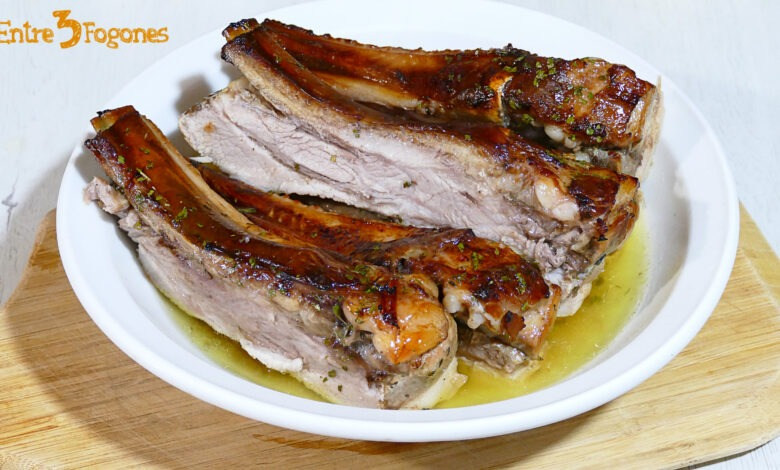 Costillas de Cerdo al Horno Jugosas y con Truco para queden Deliciosas