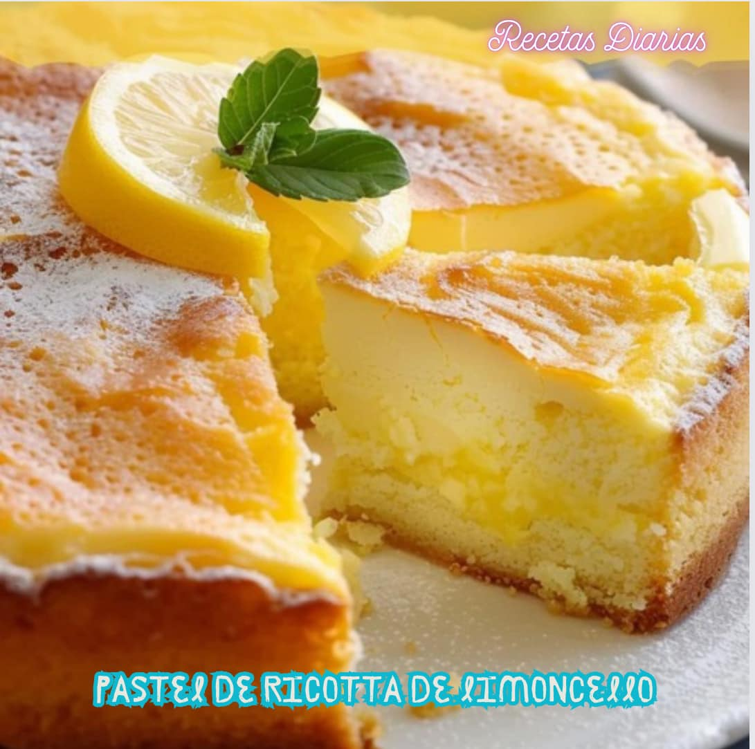 Pastel de ricotta de limoncello