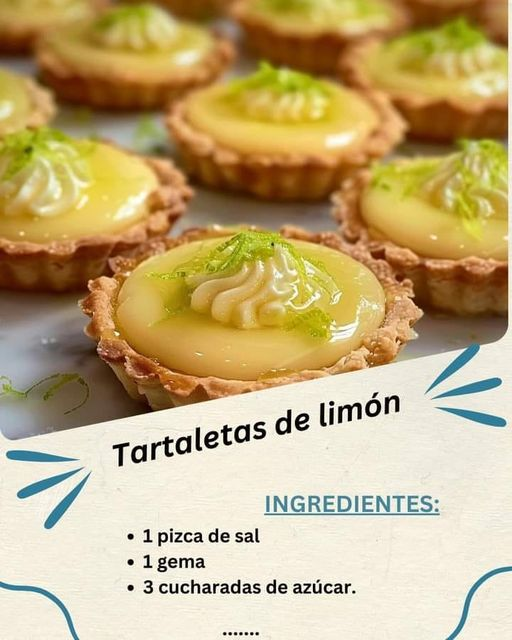 Tartaletas de limón