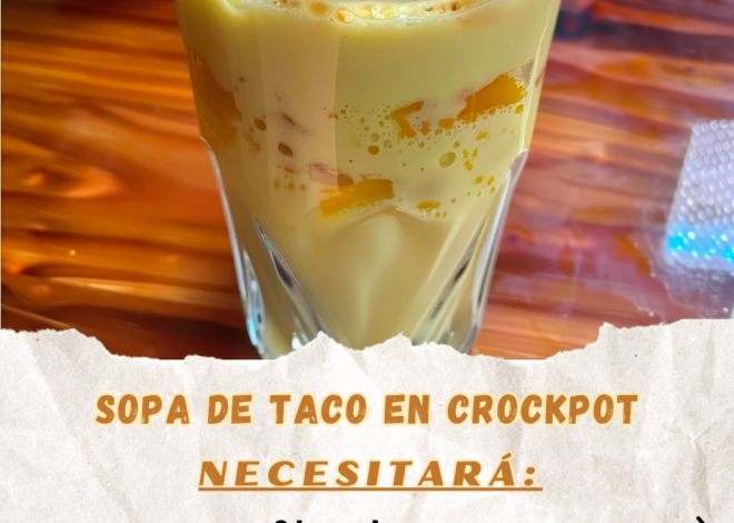 Horchata de mango