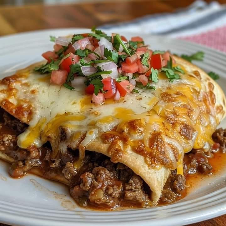 Enchiladas De Pollo Con Queso Crema