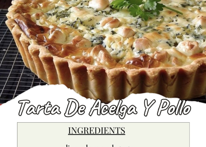 Receta De Tarta De Acelga Y Pollo