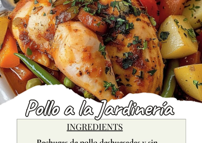 Pollo a la Jardinería