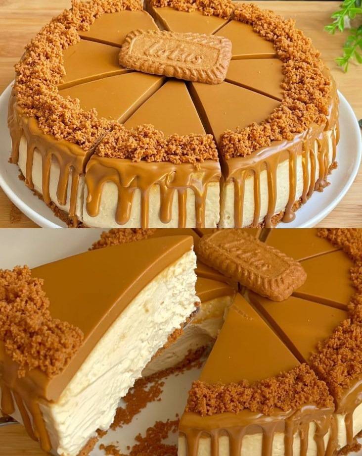 Deliciosa tarta de queso inspirada en Biscoff