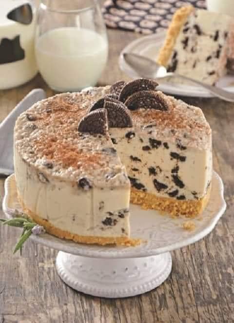 Pastel frio de oreo