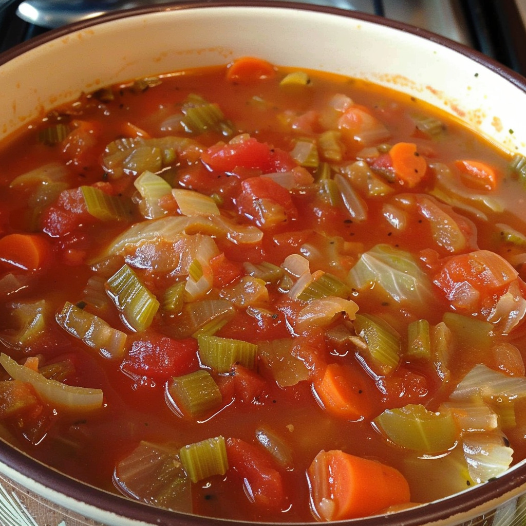 Sopa quemagrasas de repollo