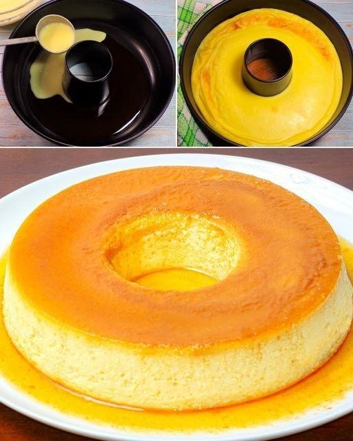 Flan de caramelo como el de la abuela