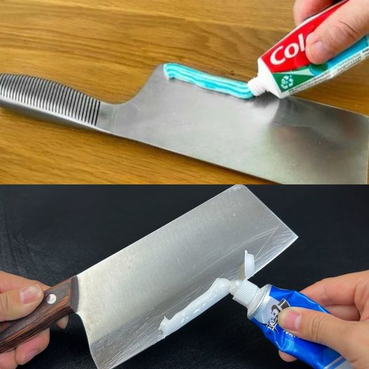 No importa lo desafilado que sea el cuchillo de cocina, ¡te enseñaré un truco! No se necesita piedra de amolar, solo pasta de dientes