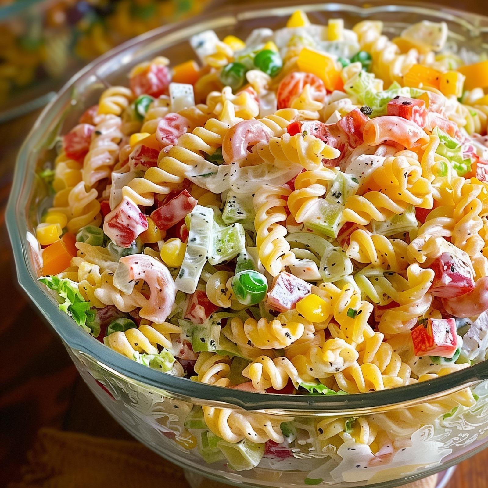 Ensalada De Pasta Rápida Y Fácil