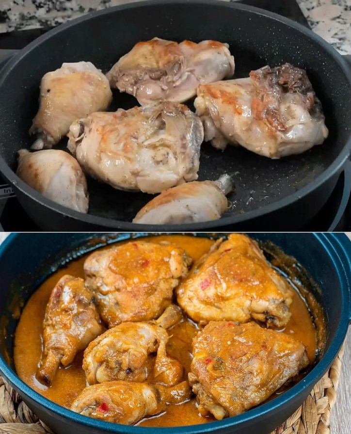 POLLO EN SALSA DE LA ABUELA 