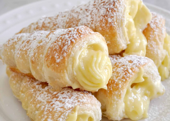 CANNONCINI RELLENOS DE CREMA ITALIANA FÁCILES