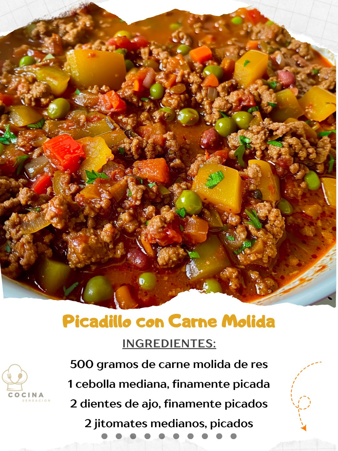 Picadillo con Carne Molida 