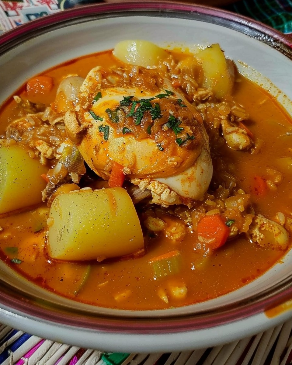 Estofado de Pollo con Patatas y Zanahorias