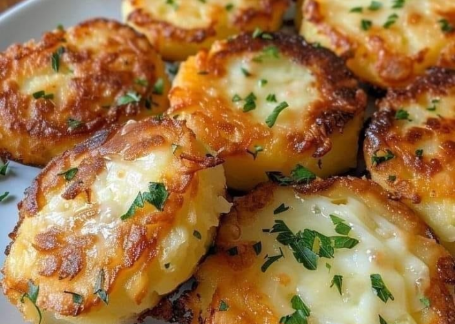 Rondas de patatas al horno con queso