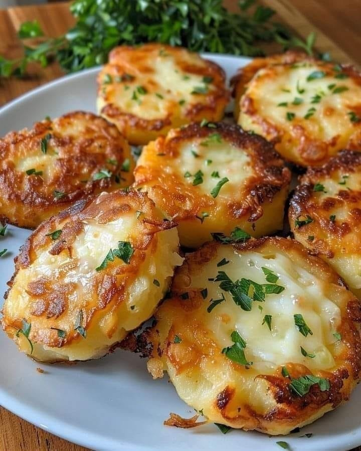 Rondas de patatas al horno con queso