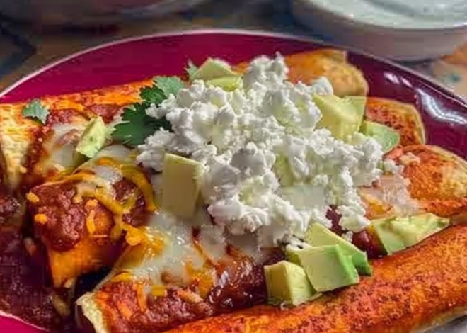 Enchiladas rojas