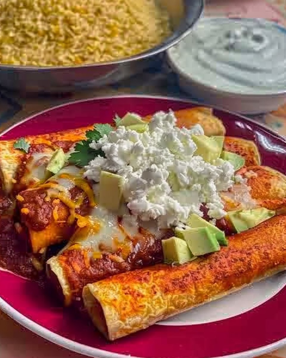 Enchiladas rojas