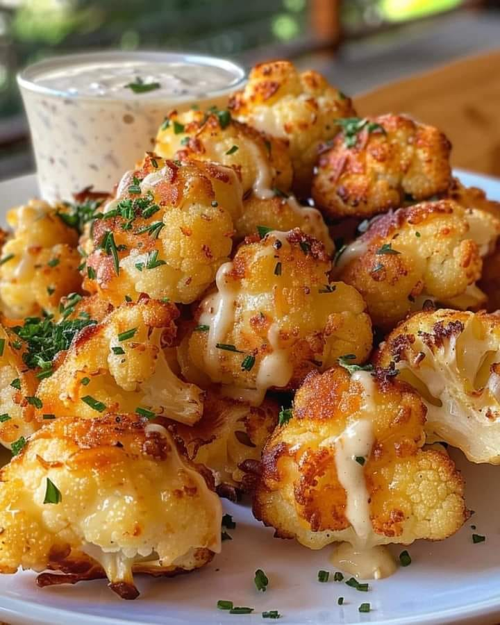 Bocaditos de coliflor con queso