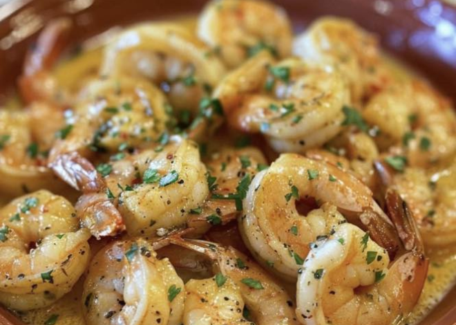 Camarones Caseros en Mantequilla 