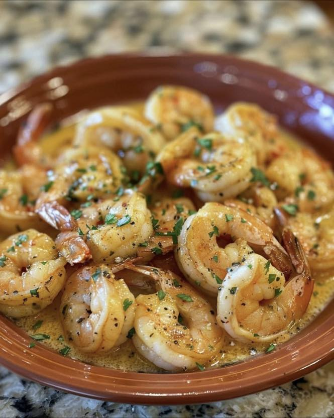 Camarones Caseros en Mantequilla 