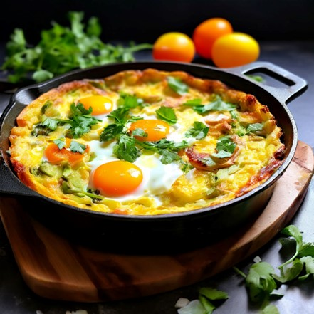 Tortilla de Avena y Claras de Huevo