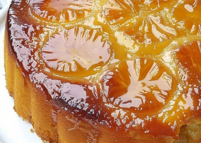 Flan Volteado de Piña