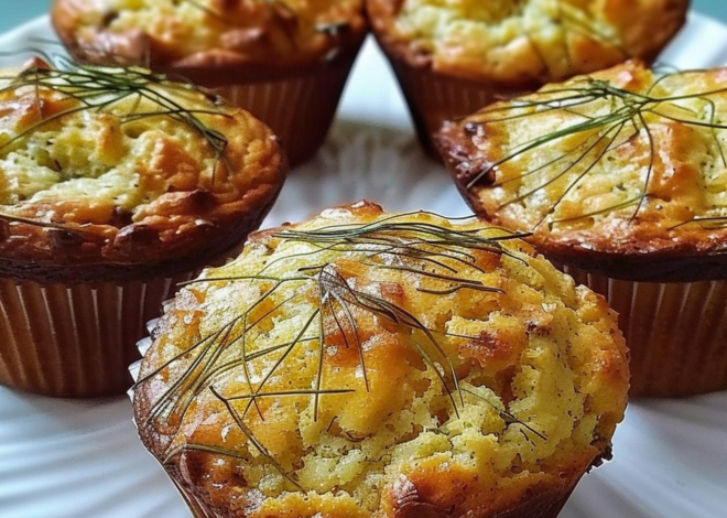 Muffins Proteicos de Zapallito, Cebolla y Queso