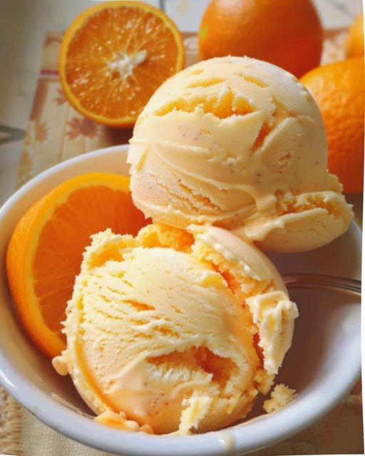 Helado de Naranja casero!