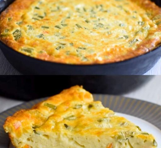 Quiche matutina sabrosa sin corteza