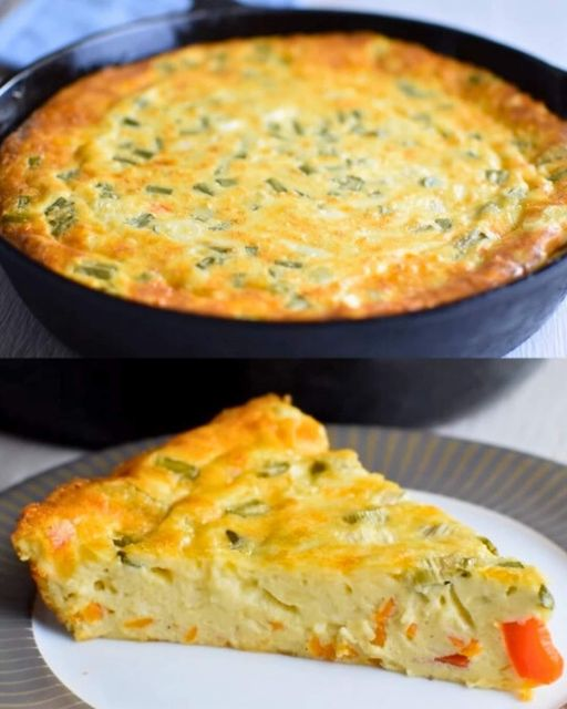 Quiche matutina sabrosa sin corteza