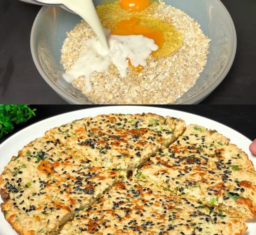 Tortitas de queso y avena saludables