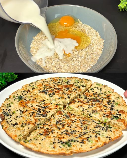 Tortitas de queso y avena saludables