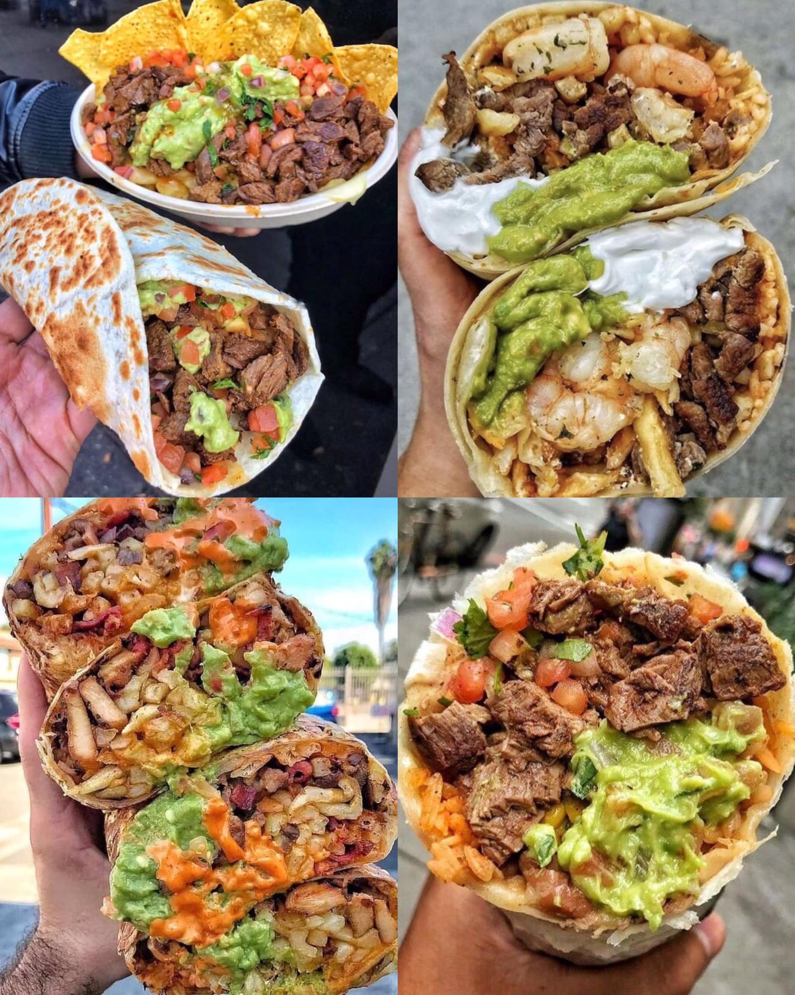 Tacos de carne asadas