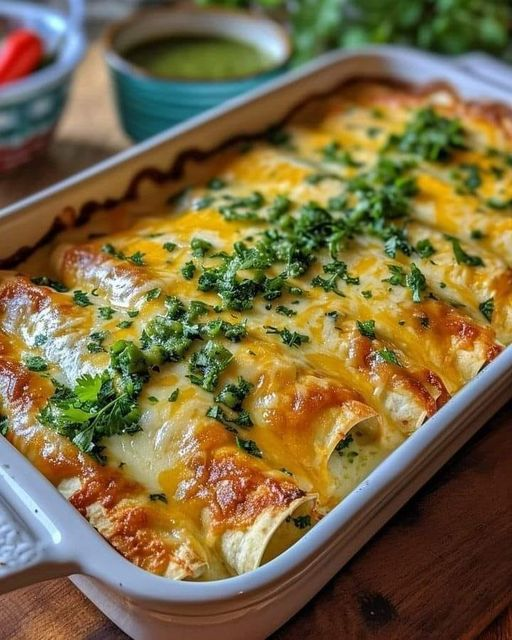 Receta de enchiladas de queso crema