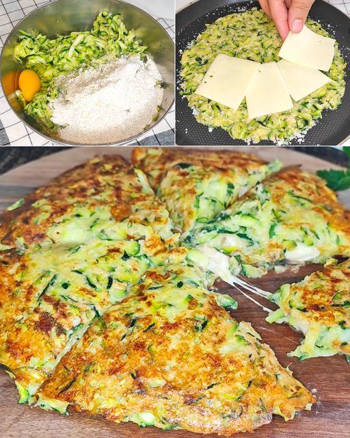 Pizza de calabacín, ¡mejor que la pizza de receta sencilla y barata!