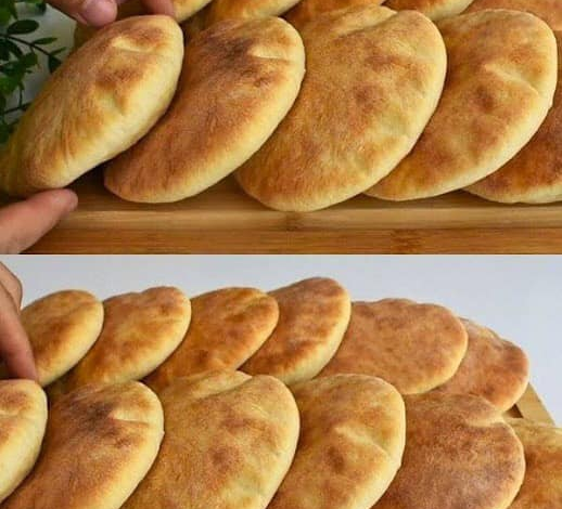 pan de pita hecho a mano