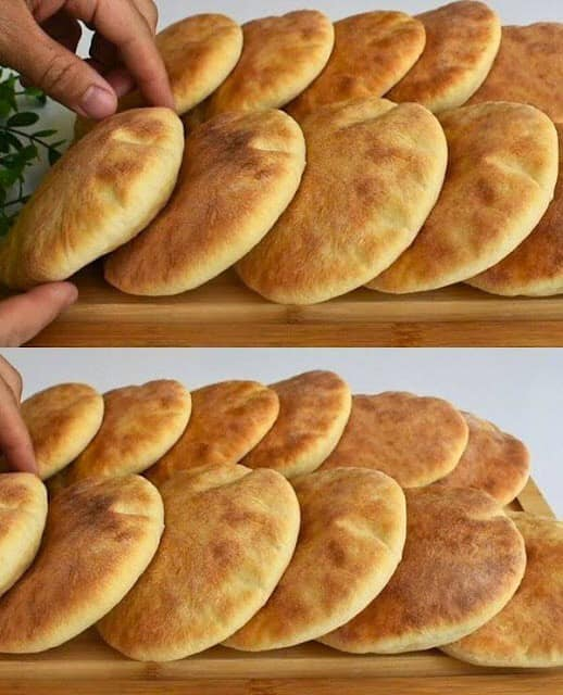 pan de pita hecho a mano