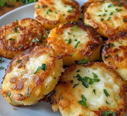 Rondas De Patatas Al Horno Con Queso