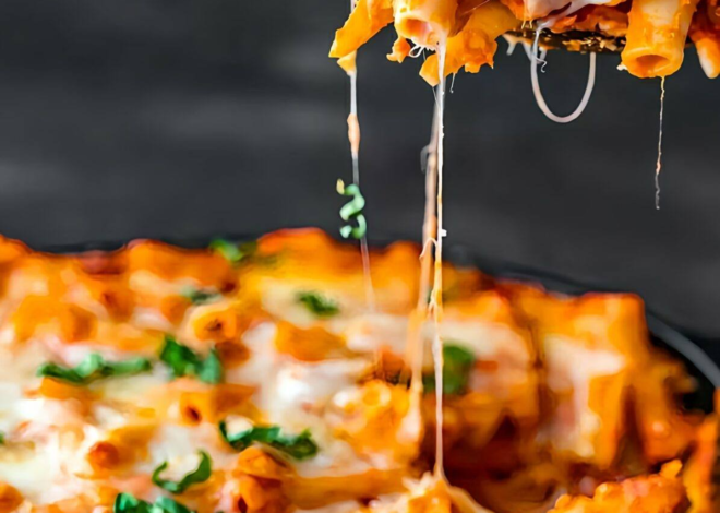 Cómo preparar un ziti al horno espectacular